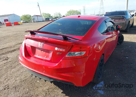 2012 Honda Civic Si из США, поврежденный, VIN 2HGFG4A57CH708755